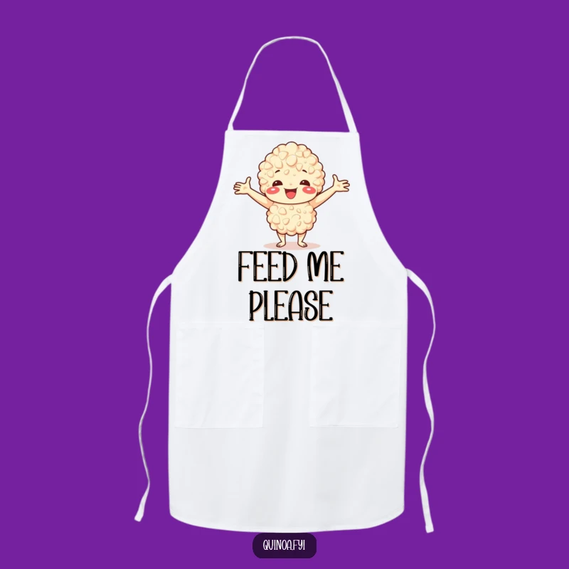 Funny Happy Quinoa Apron: Cook with Joy Using This Hilarious Kitchen Accessory