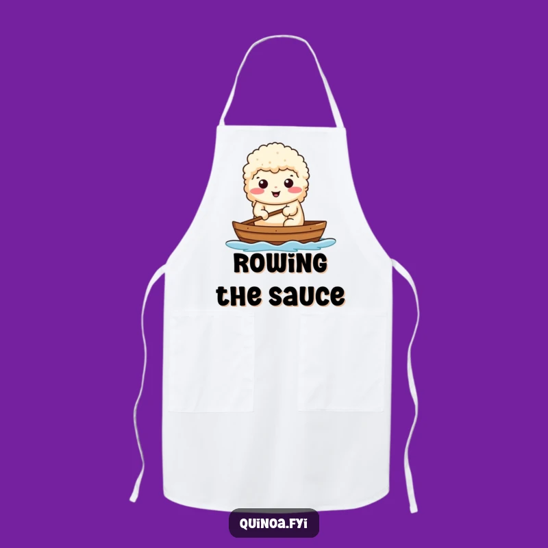 Funny Determined Quinoa Apron: Cook with Confidence Using This Hilarious Kitchen Gear