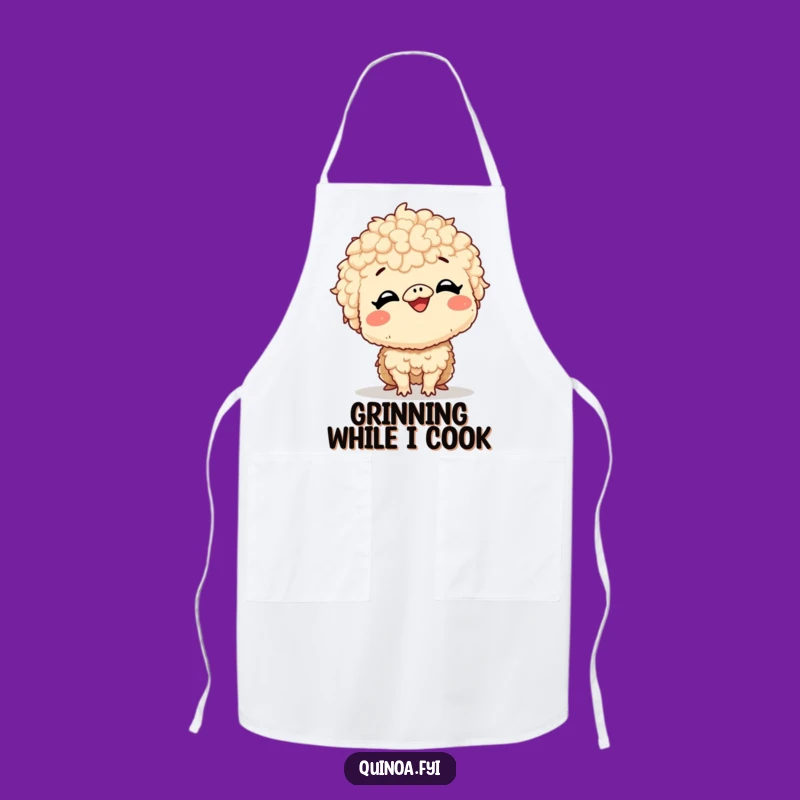 Funny Quinoa Giggle Apron - Cook with a Smile!