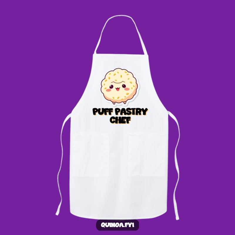 Funny Quinoa Puff Apron - Cook with a Mischievous Grin Funny Gift