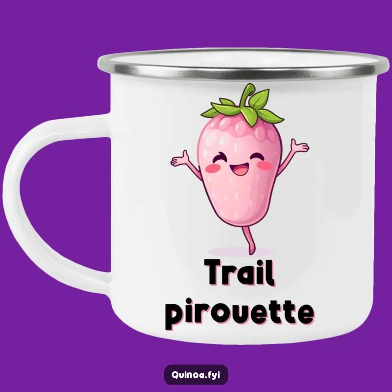 Funny Berry Pirouette Campfire Mug - Cheerful Outdoor Fruit Gift