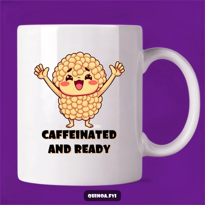 Funny Determined Quinoa Cluster Mug - Motivational Healthy Food Gift