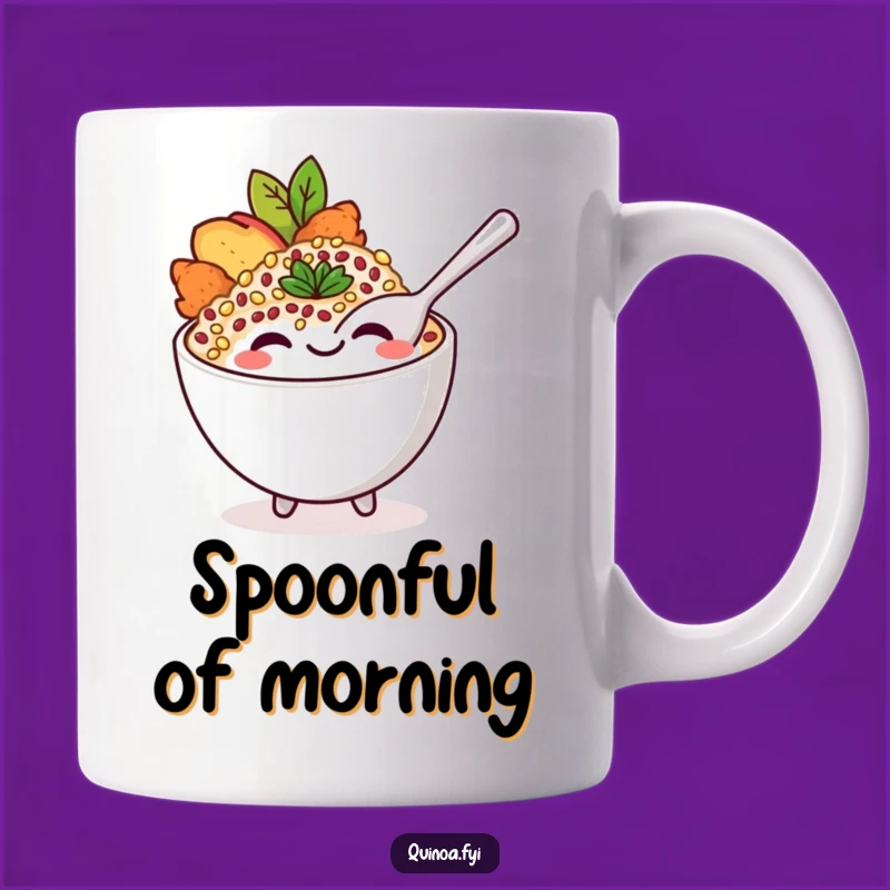 Funny Smiling Quinoa Bowl Mug: A Deliciously Humorous Gift