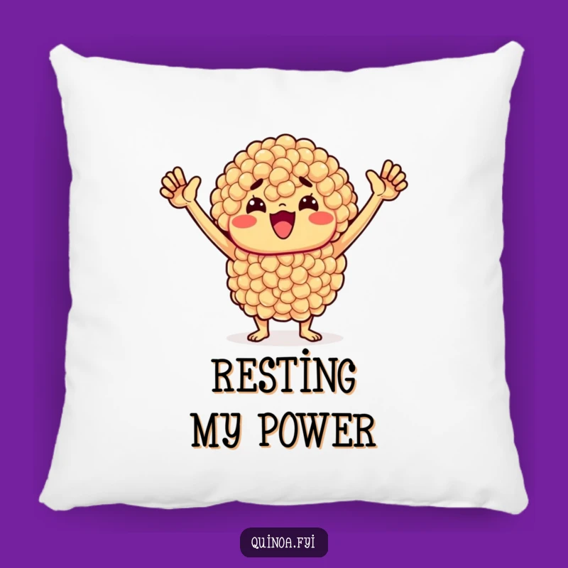 Comfortable Funny Determined Quinoa Cluster Pillow - Soft Support for Your Drive