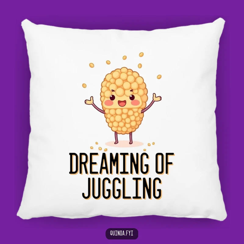 Funny Juggling Quinoa Pillow - Soft and Hilarious for Cozy Fun!