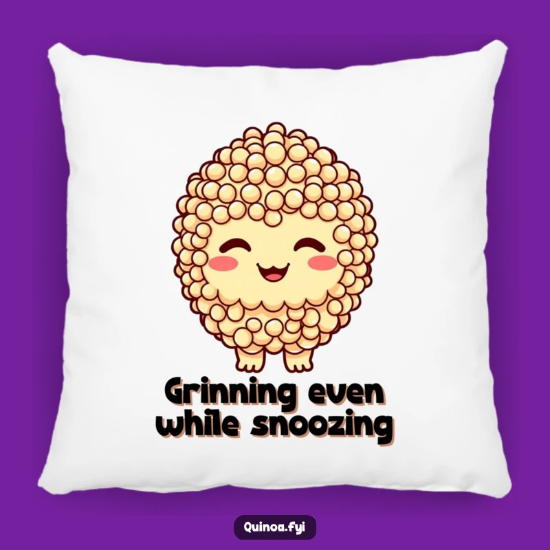 Funny Quinoa Cluster Pillow - Cheeky Comfort for Your Space!