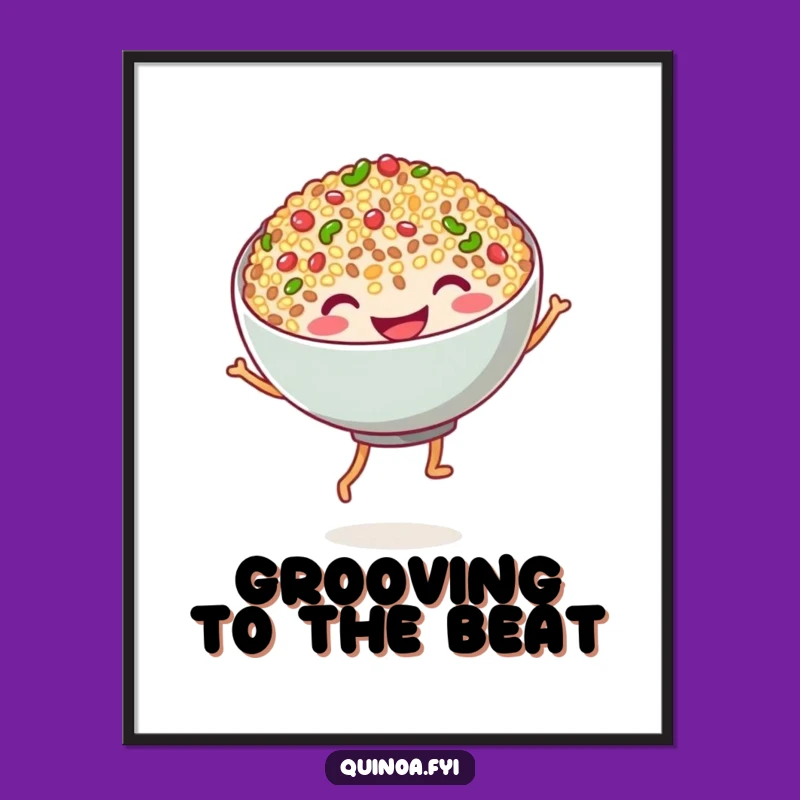 Funny Quinoa Dance Digital Print: Instant Hilarious Wall Art!