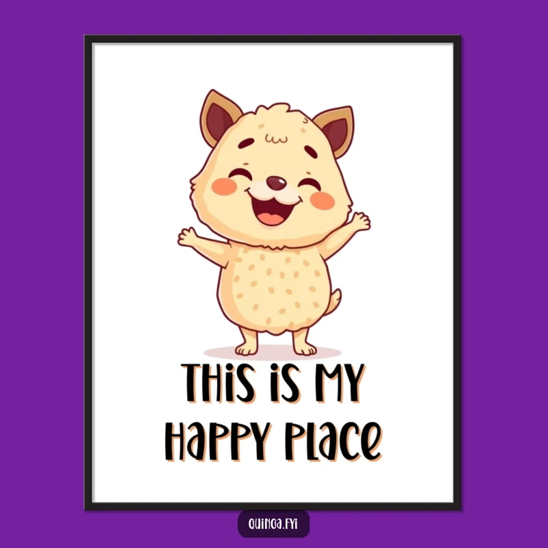 Funny Quinoa Happy Dance Digital Print: Joyful Grain Art, Instant Funny Gift Download