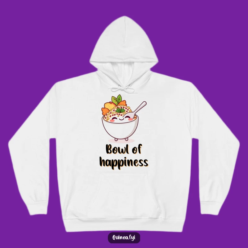 Cozy Funny Quinoa Bowl Hoodie: Warmth Meets Wholesome Humor