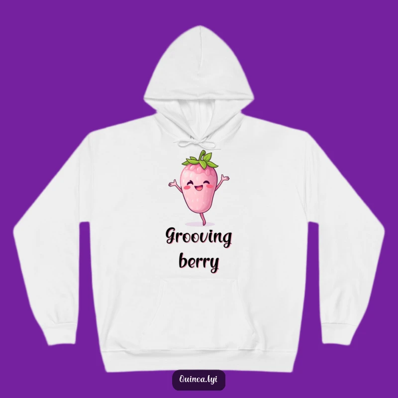 Funny Berry Pirouette Hoodie - Cozy Fruit Dancer Gift