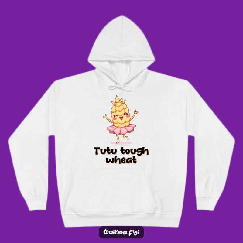 Funny Wobbly Wheat Tutu Hoodie - Cozy Dancer Gift