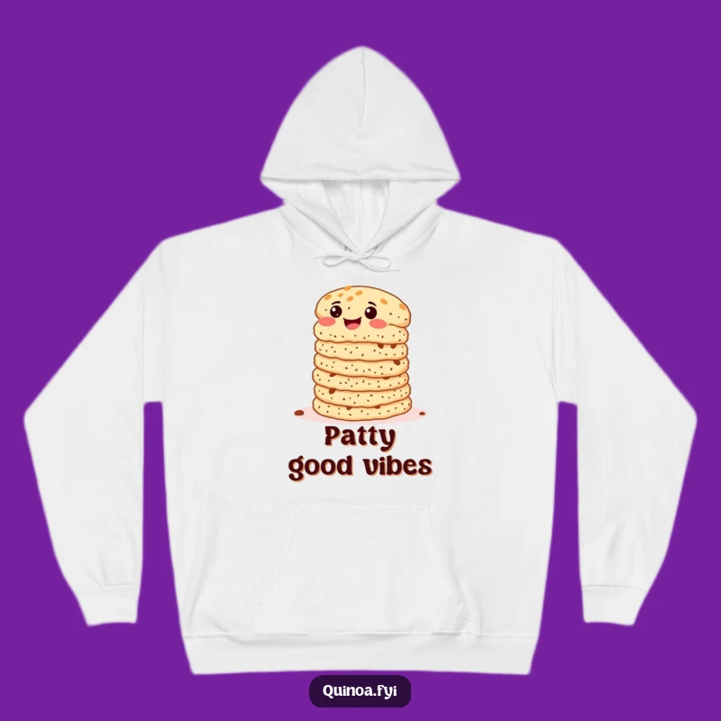 Funny Quinoa Patties Hoodie - Cozy and Hilarious Foodie Apparel