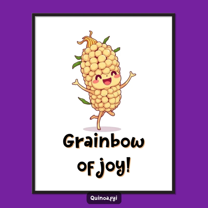 Free Printable Funny Quinoa Twirl Wall Art - Whimsical Decor!