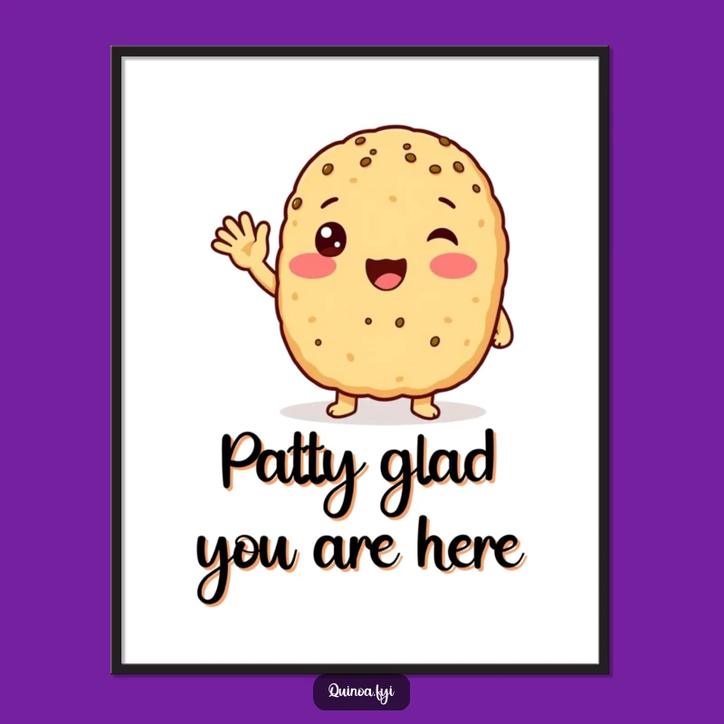 Free Printable Quinoa Wall Art: Funny Downloadable Art for Kitchen Decor