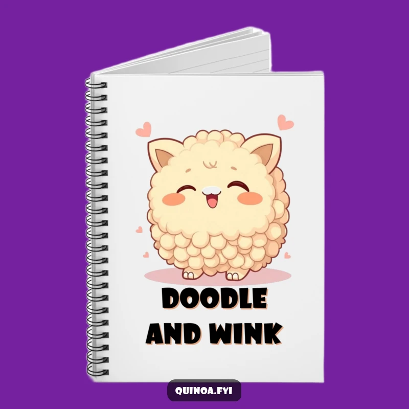 Funny Wobbly Quinoa Notebook: Jot Down Secrets, Great Funny Gift