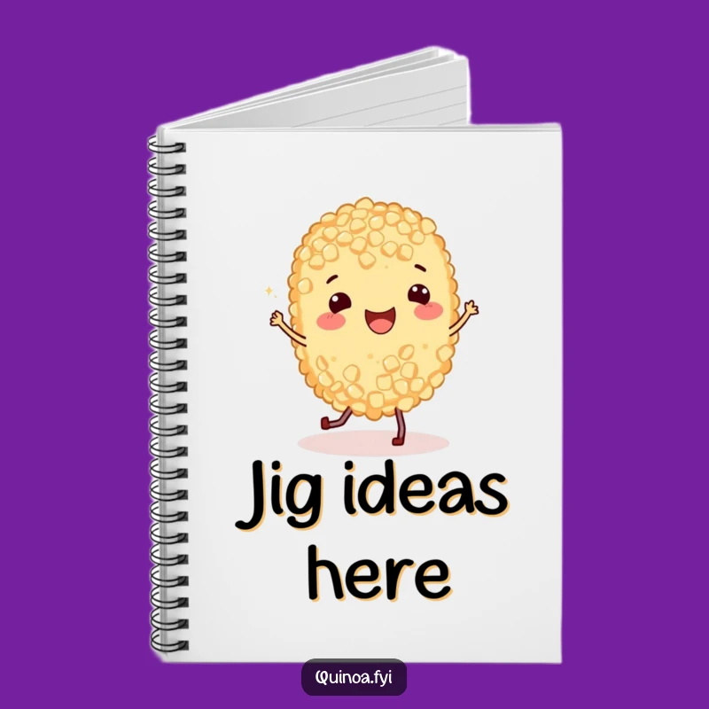 Funny Quinoa Jig Notebook: Jot Down Ideas with this Hilarious Funny Gift