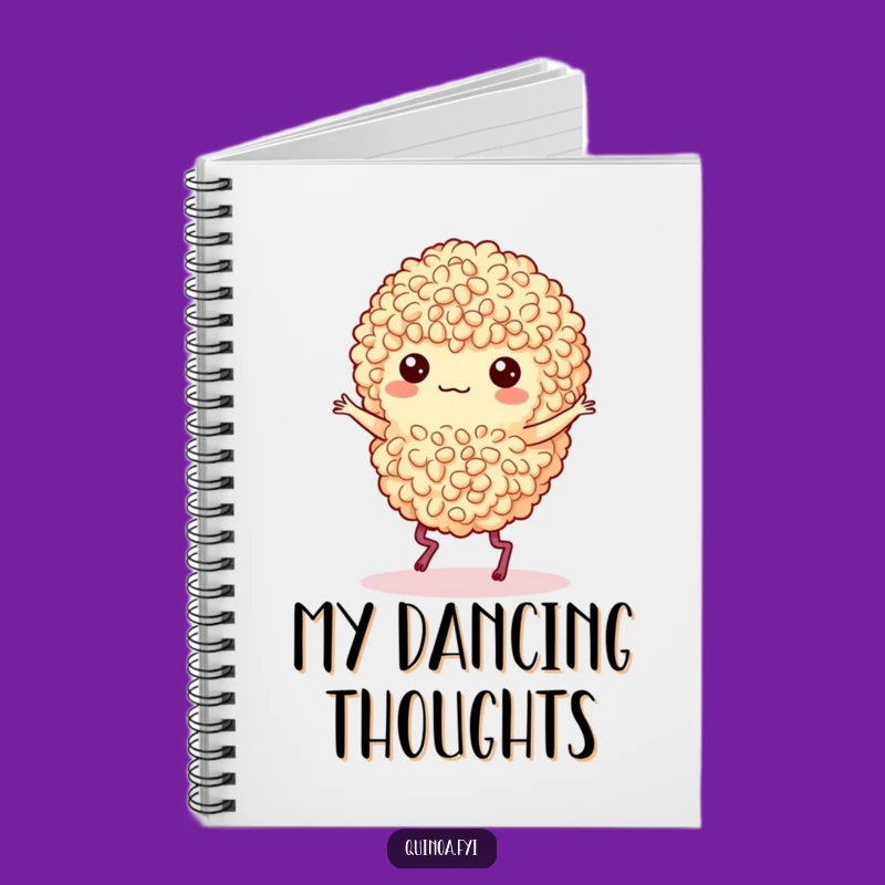 Funny Dancing Quinoa Jig Notebook: Jot Down Ideas with Rhythmic Flair!