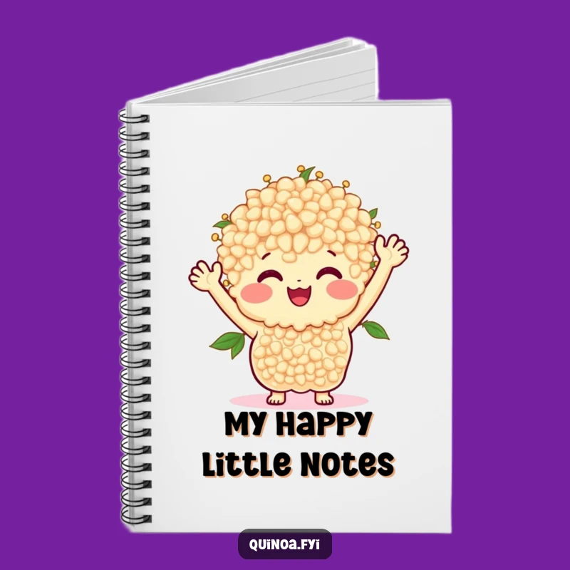 Funny Quinoa Bunch Notebook: Happy Waving Journal Gift