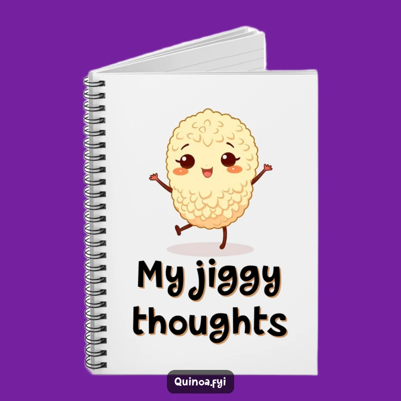 Funny Quinoa Jig Notebook: Joyful Grain Journal Gift