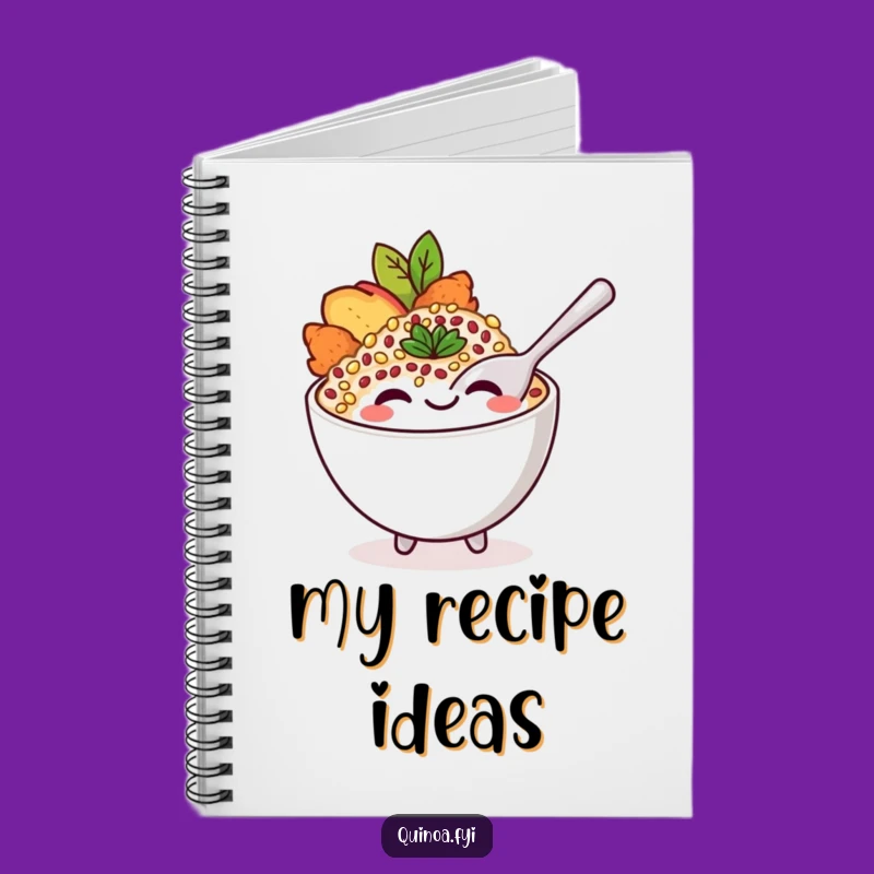 Funny Quinoa Bowl Notebook: Jot Down Delicious Ideas