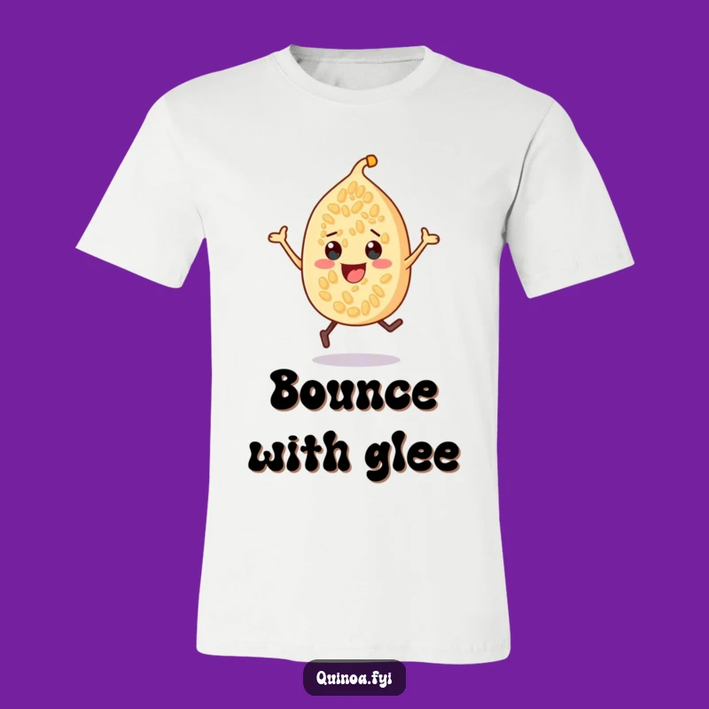 Funny Bouncing Quinoa Seed T-Shirt - Wear Your Energy with This Funny Gift