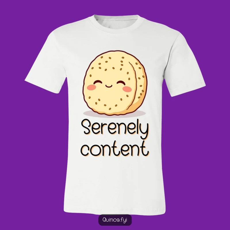 Funny Quinoa Patty T-Shirt - Wear Your Contentment with This Funny Gift