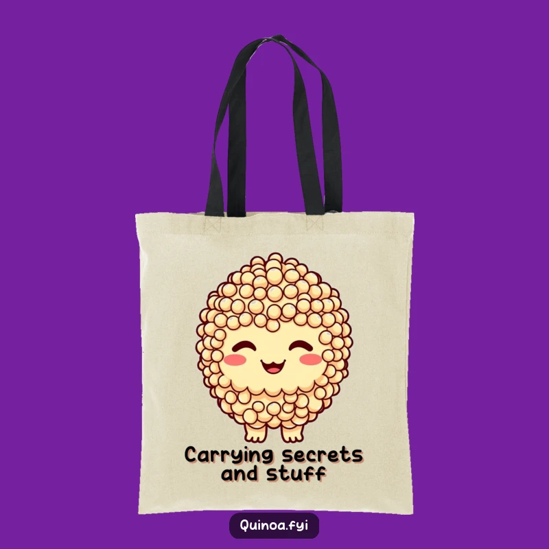 Funny Quinoa Cluster Tote Bag - Carry Your Cheeky Style!