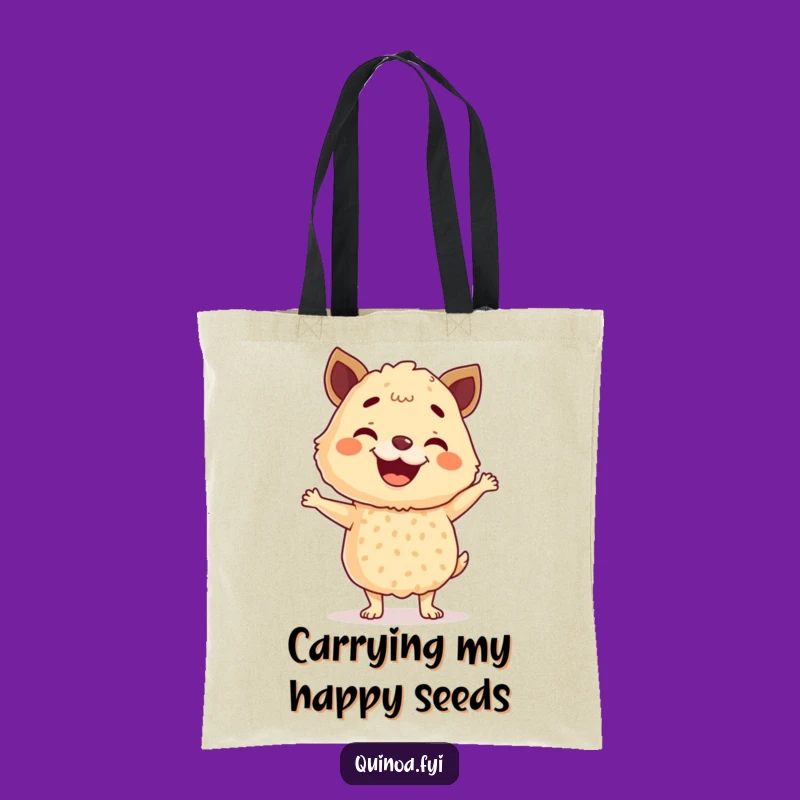 Funny Quinoa Dance Tote Bag: Whimsical Grain Blend Carry-All, Ideal Funny Gift