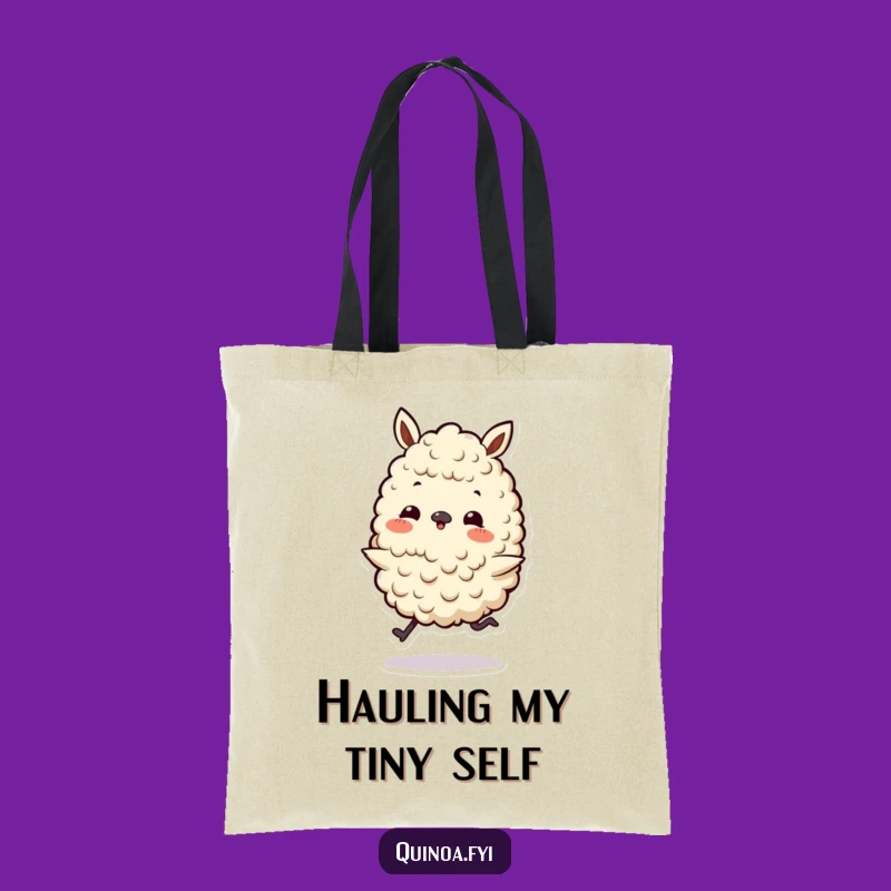 Funny Quinoa Skip Tote Bag - Carry Your Happiness!