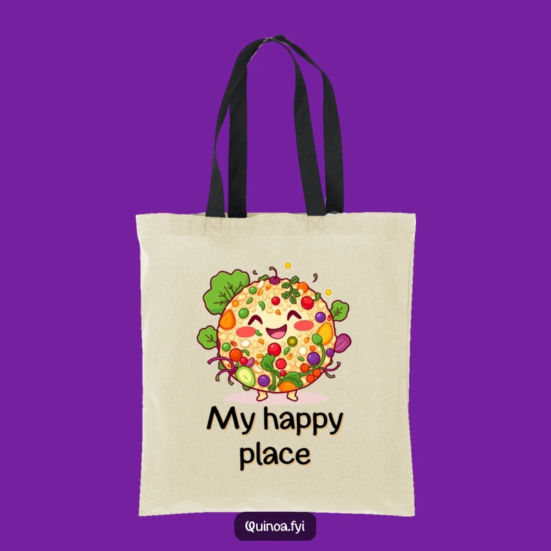 Funny Quinoa Salad Tote Bag - Carry Your Good Vibes with This Funny Gift